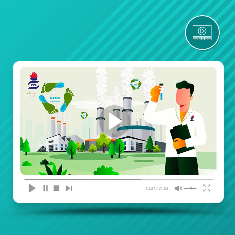 موشن گرافیک با موضوع ردپای آب